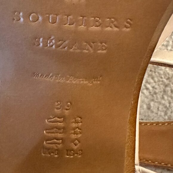 Sezane Alexane Mary Janes White Lacquer Heel Shoes SIZE 8 / 39 - Picture 7 of 9